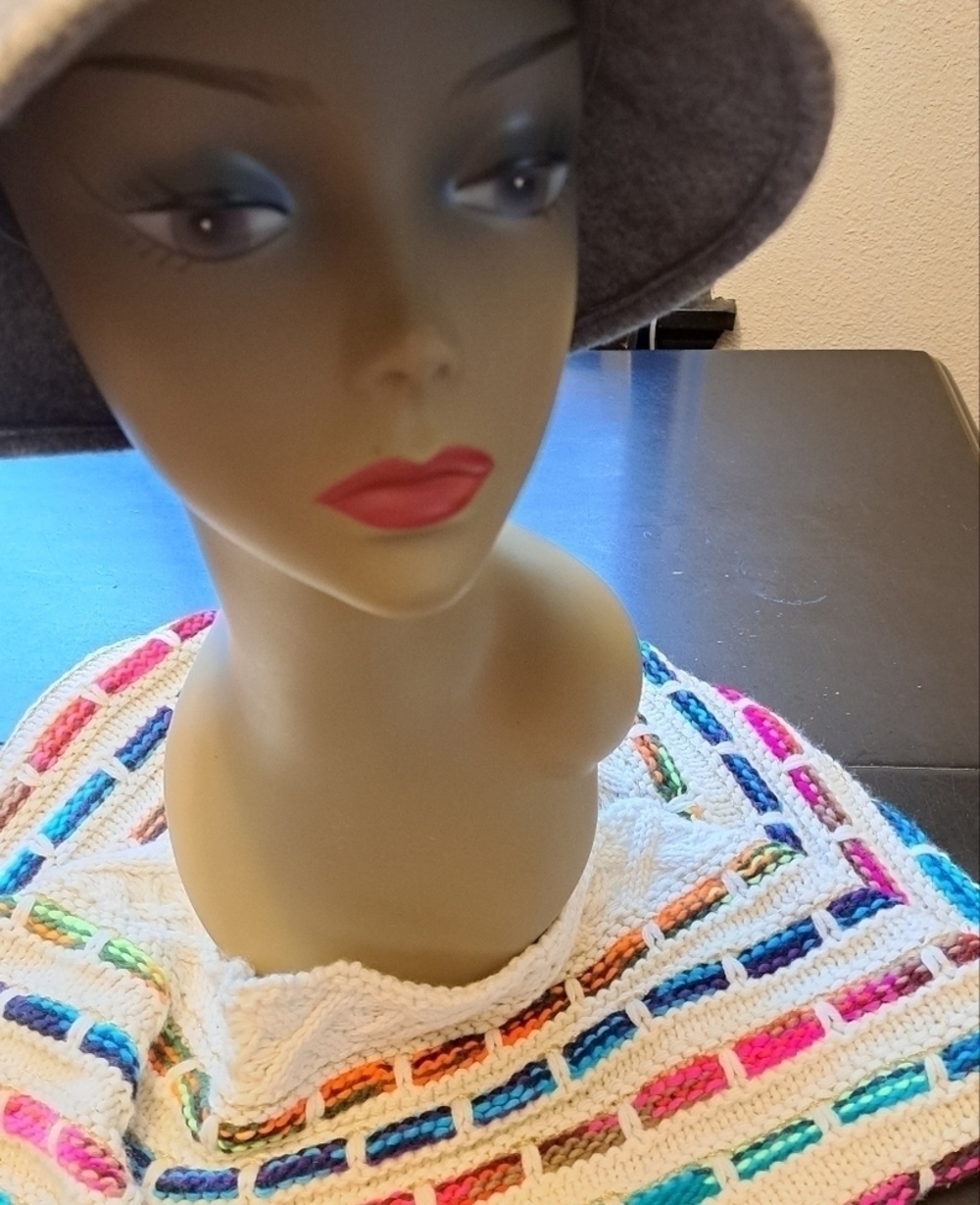 Steve Madden Rainbow Knit Infinity Scarf